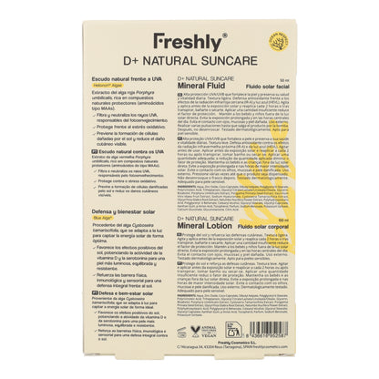 Pack Protection Totale D+ Soin Solaire Naturel Freshly Cosmetics