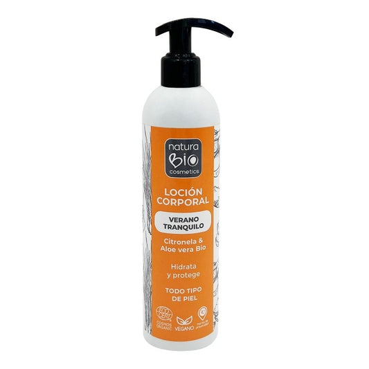 Lotion corporelle Verano Tranquilo 250 Citronnelle, NATURABIO, 250 ml