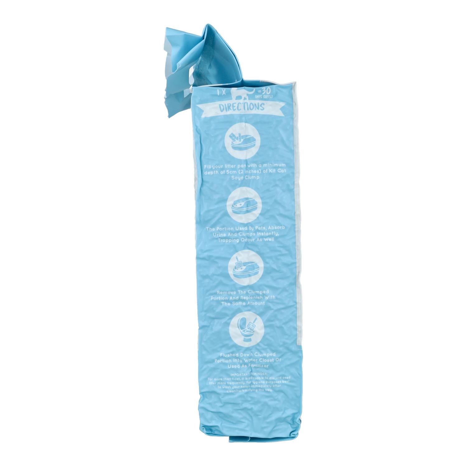 Kit Cat Arena Eco SoyaClump - Kitten Baby Powder 7 L Arena para gatos