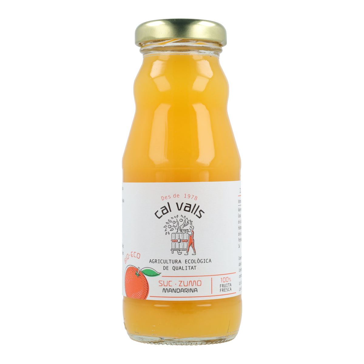 Jus de mandarine ECO Cal Valls 200 ml