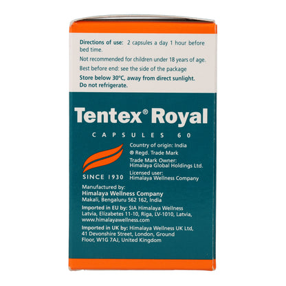 Suplemento Tentex Royal Himalaya 60 cápsulas
