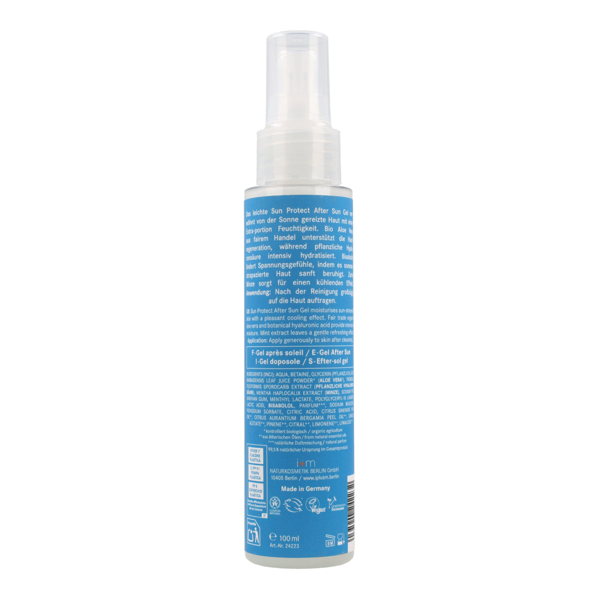 After Sun Gel Natuurlijke verzorging I+M 100 ml
