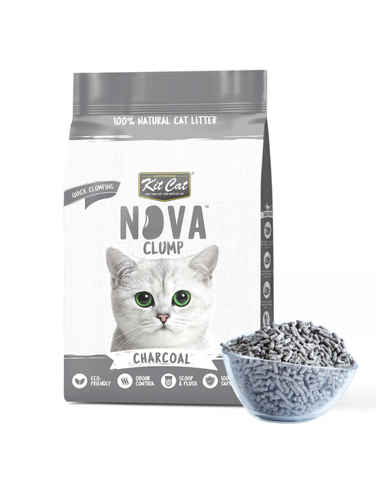 Kit Cat Arena Eco SoyaClump - Charcoal 7 L Litière pour chat