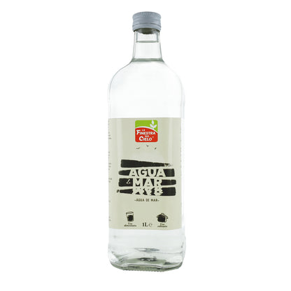 Agua de mar botella cristal La Finestra Sul Cielo 1 litro