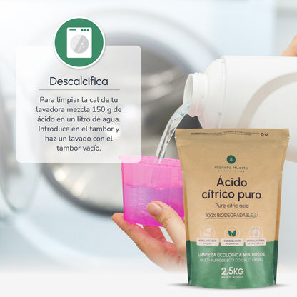 Pack 3x Ácido cítrico Planeta Huerto 1 Kg