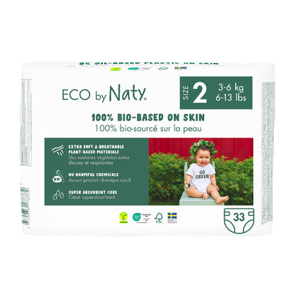 Pañal Nº 2 3-6 kg  Naty 33 Uds
