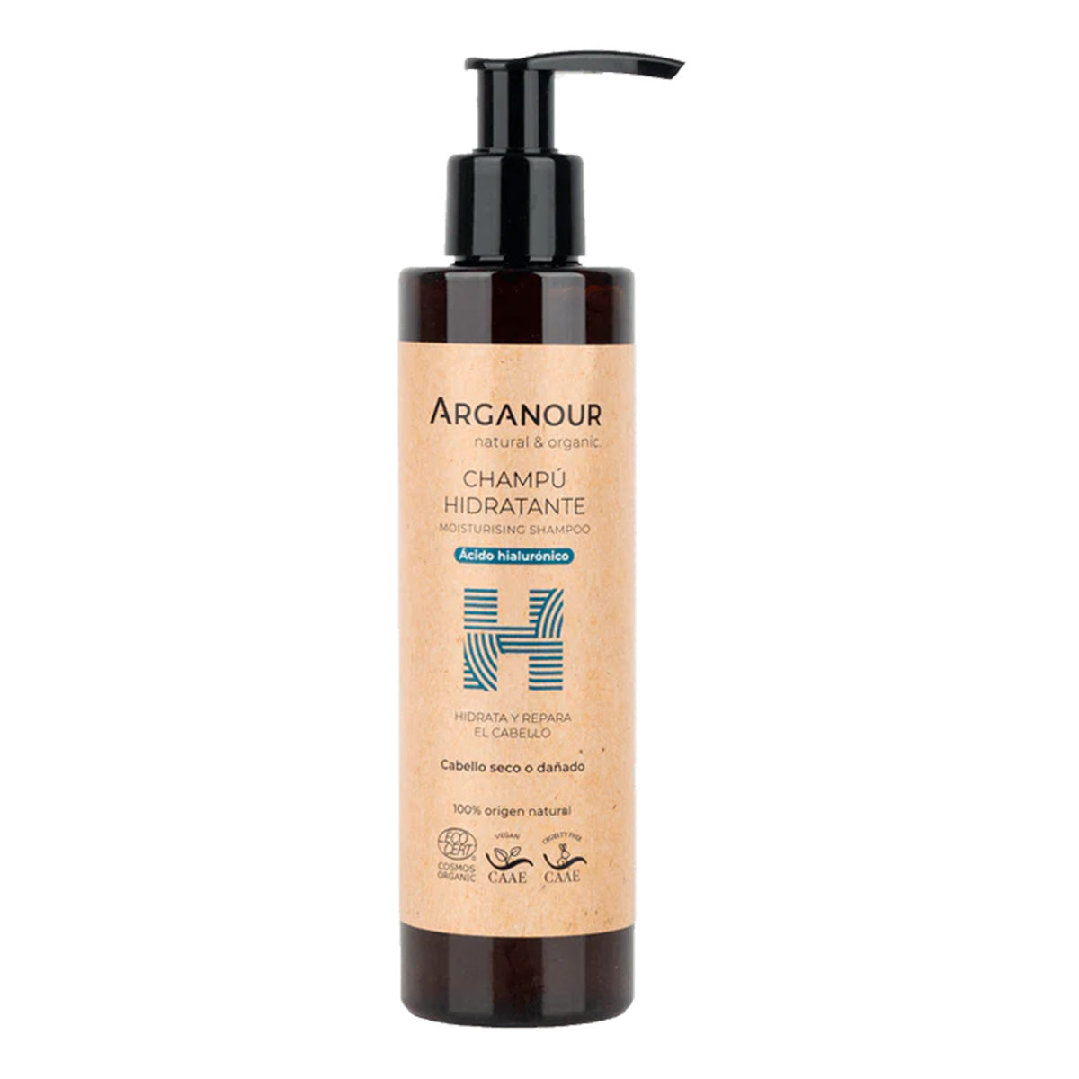 Champú hidratante sin sulfatos 200ml Arganour