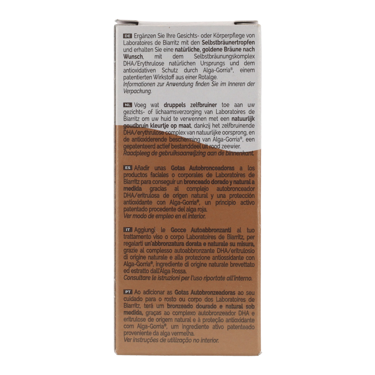 Zelfbruinende druppels voor gezicht en lichaam Biarritz 35 ml