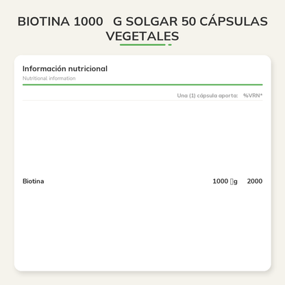 Información nutricional