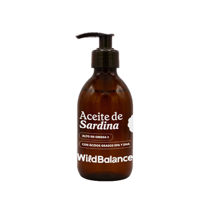 Huile naturelle de sardine Wild Balance 250 ml