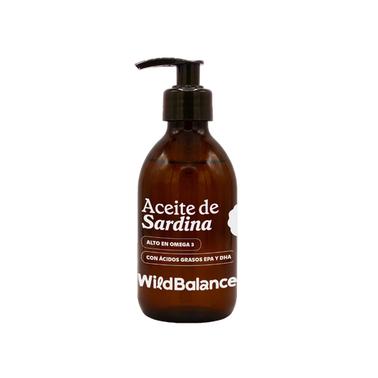 Huile naturelle de sardine Wild Balance 250 ml