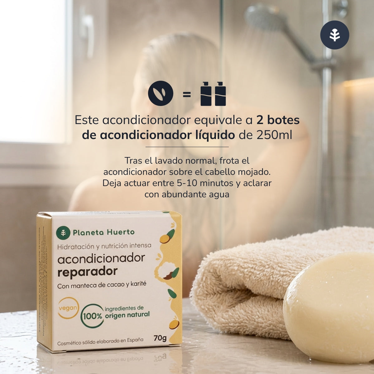 Conditionneur solide réparateur Planeta Huerto 85 g