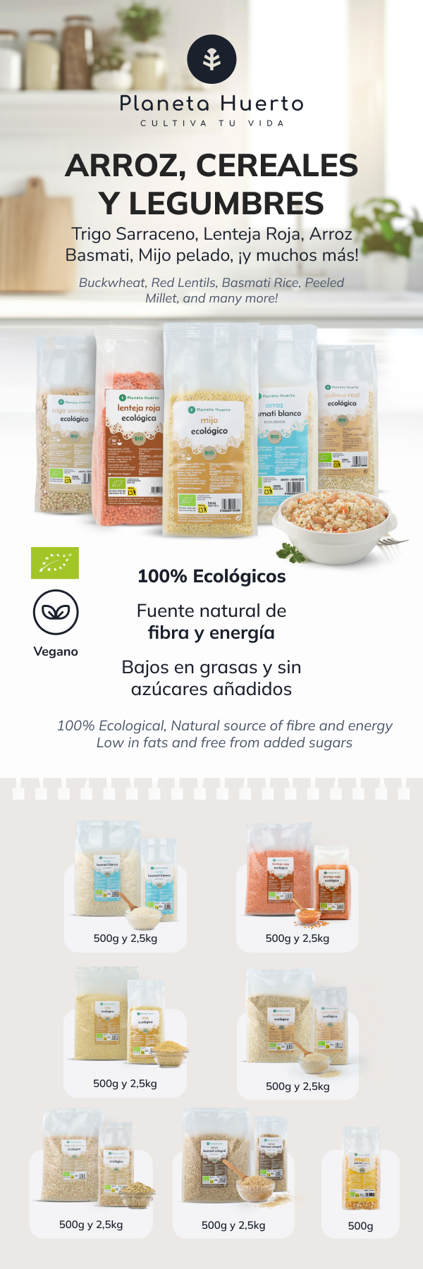Quinoa Real ECO Planeta Huerto 500 g