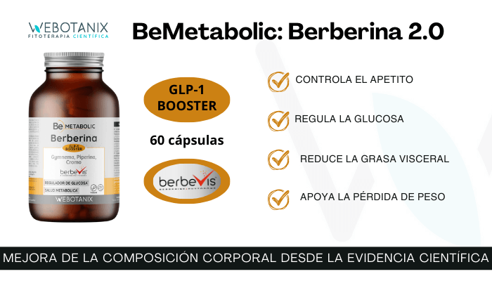 Berbérine BeMetabolic WeBotanix 60 gélules