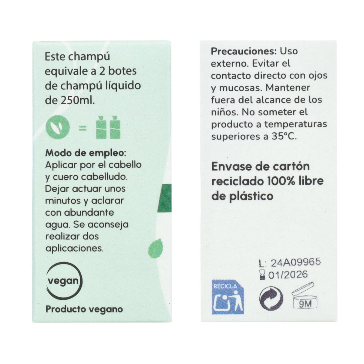 Planeta Huerto Mint anti-vet vaste shampoo 85 g