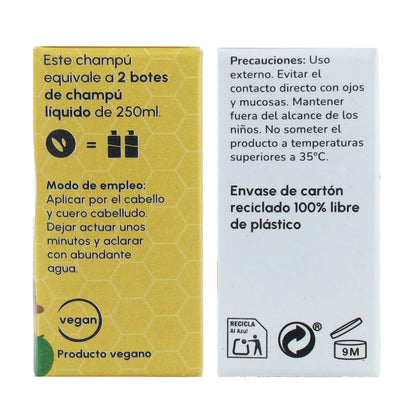 Planeta Huerto Olive & Honey Moisturising Solid Shampoo 85 gr