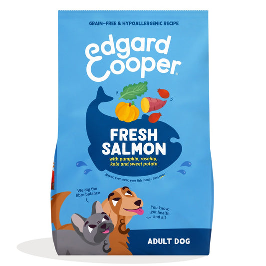 Croquettes pour chiens au saumon norvégien Edgard & Cooper 1 kg