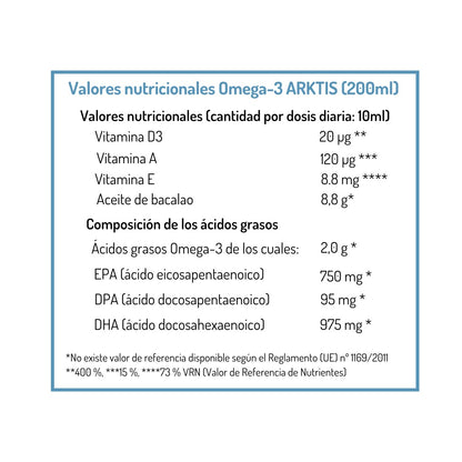 Oméga-3 ARKTIS NORSAN 200 ml