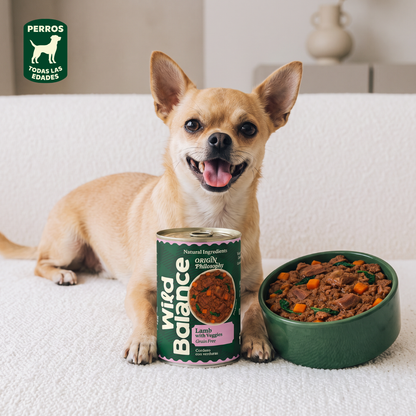 Menu complet BARF à base d'agneau pour chiens, Wild Balance, 400 g