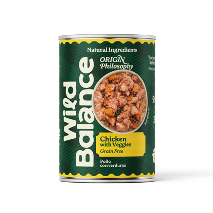 Boîte de poulet BARF pour chiens Wild Balance 400 g