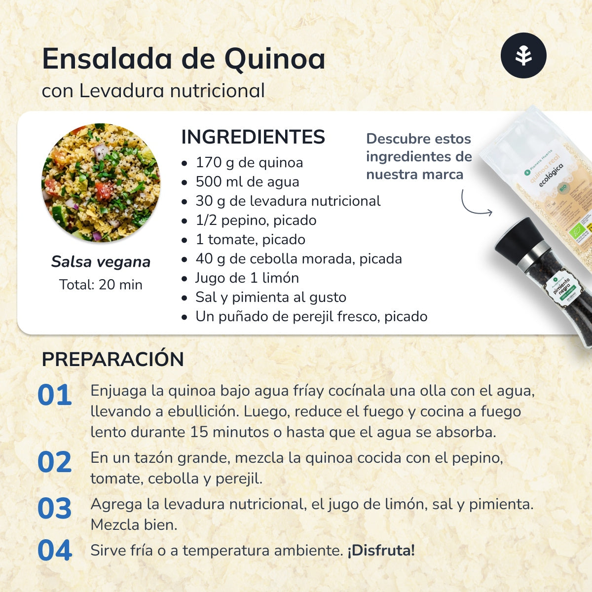 Levure nutritionnelle Planeta Huerto