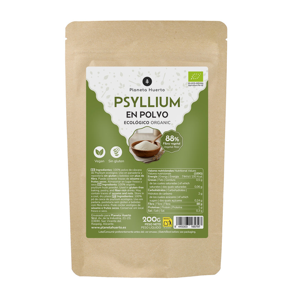 Poudre de psyllium Eco Planeta Huerto 200 g