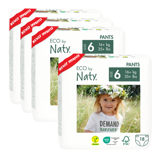 Lot de couches Bragapañal n° 6 Naty 16+ kg 36 unités