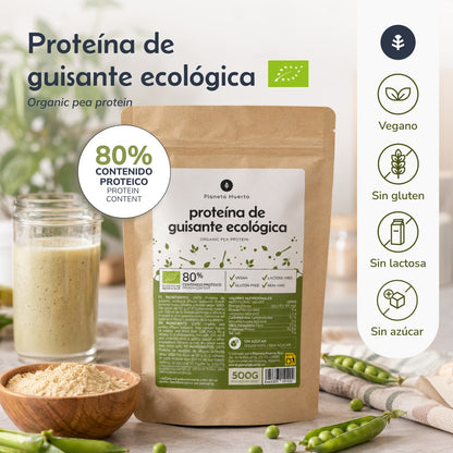 Protéine de pois 80% ECO Planeta Huerto 500 g