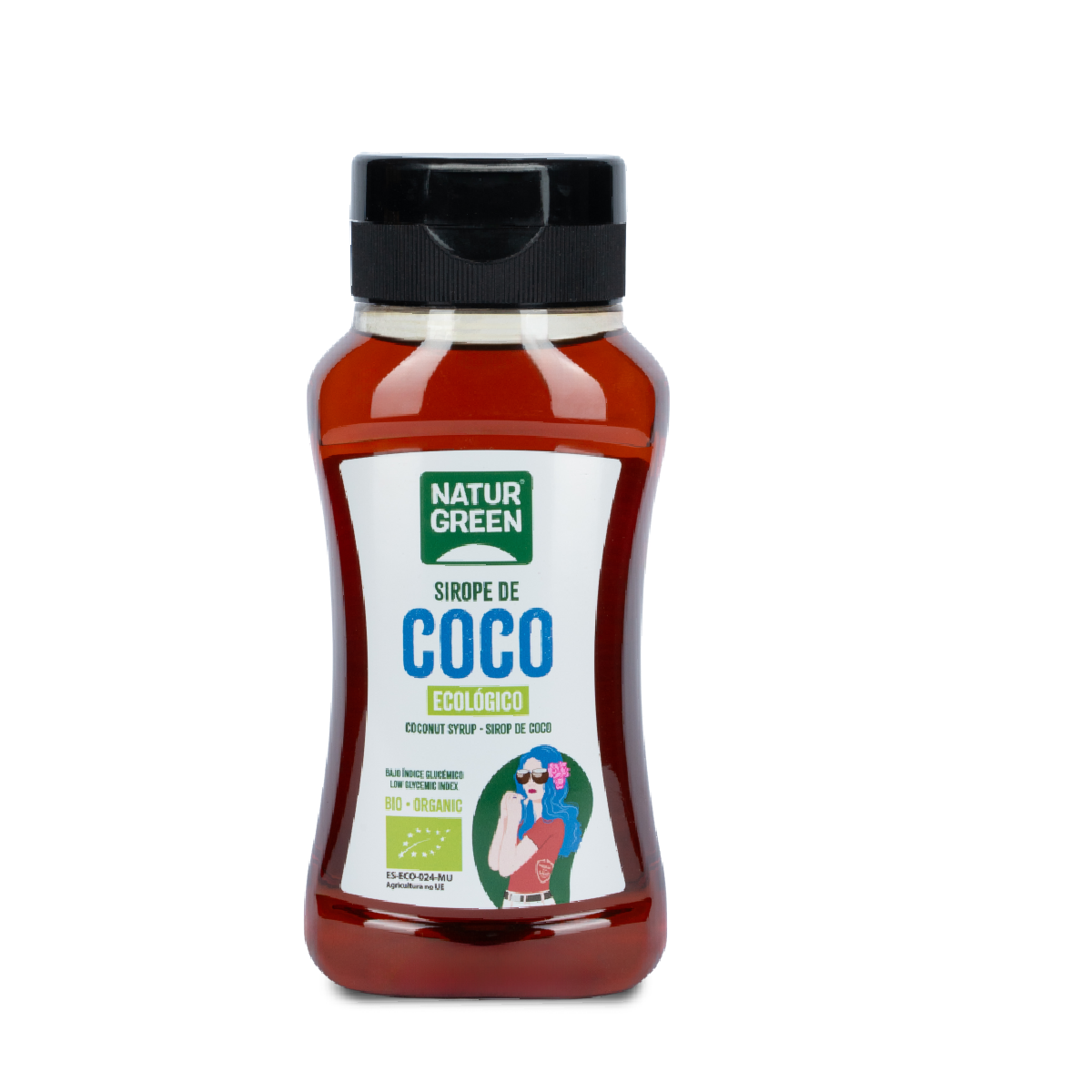 Biologische kokossiroop Naturgreen 255 ml / 350 g