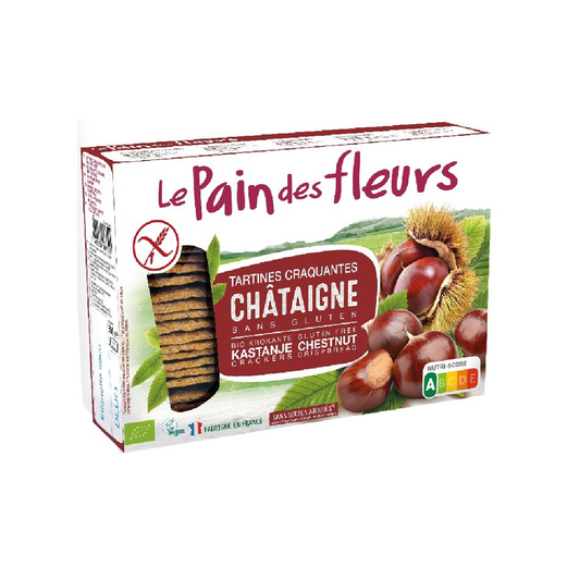 Knapperige crackers met kastanjes BIO Le pain de fleurs 300 g
