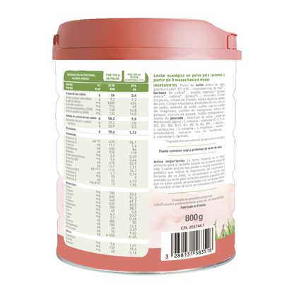 Pack de 3 boîtes de lait de chèvre pour nourrissons Caprea 1 (0 à 6 mois) 800 g