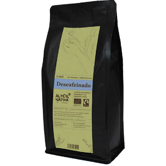 Café décaféiné en grains BIO Alternativa3 1 kg