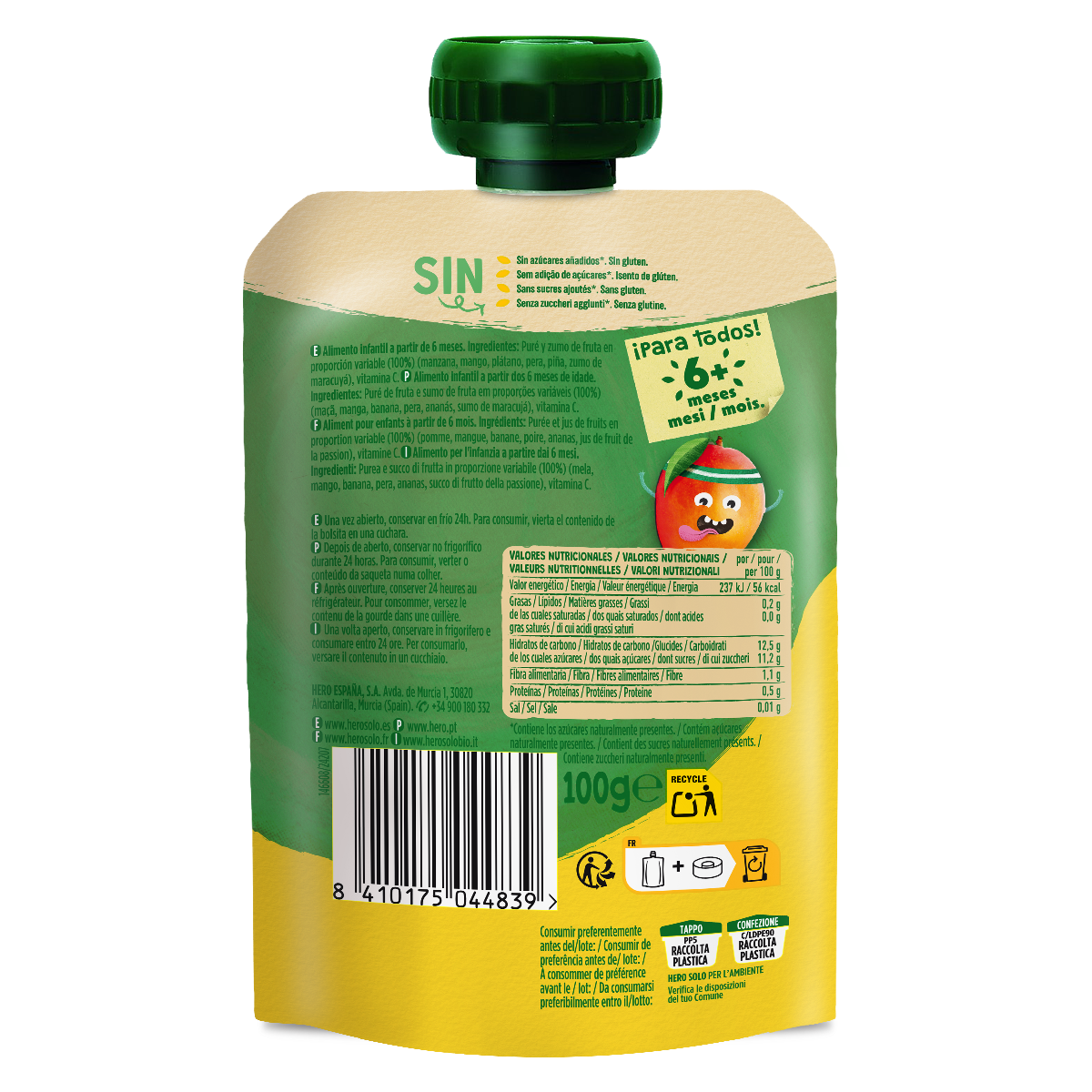 Kom Hero Tropical Yoghurt 100 g
