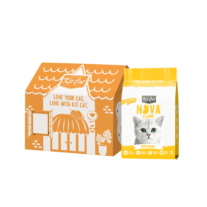 Kit Cat Arena Eco SoyaClump - Original 7 L Litière pour chat