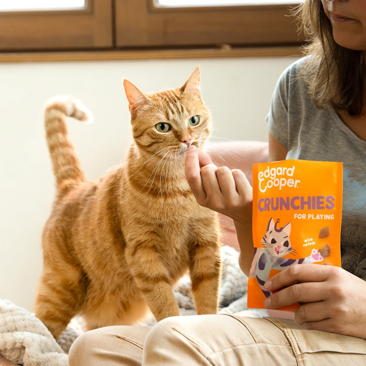 Galletitas de pollo Premios naturales para gatos Edgard Cooper 50 g