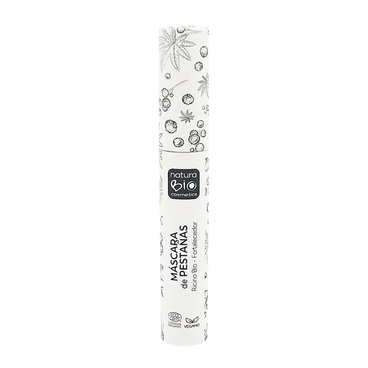 Máscara Pestañas Definición 02 Negro Arrecife  Con Aceite de Ricino y Pigmentos Naturales Minerales, NaturaBio Cosmetics 8ml