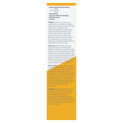 Aceite Solar en spray SPF 15 Hipoalergénico Bioregena 90 ml