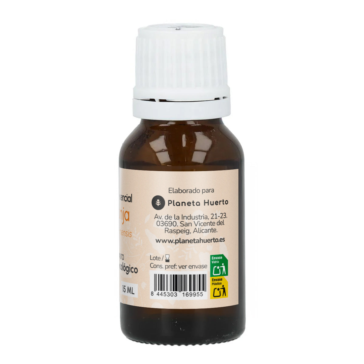 Huile essentielle d'orange douce Bio Planeta Huerto 15 ml