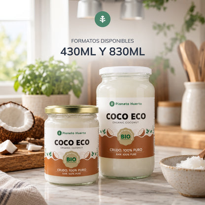 Huile vierge de coco ECO Planeta Huerto 1L