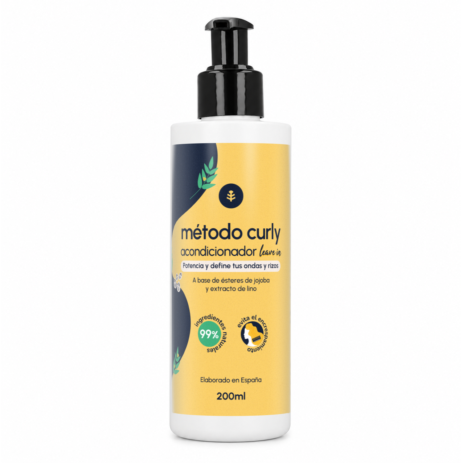 Leave in Conditioner Krullend Methode Planet Orchard 200 ml