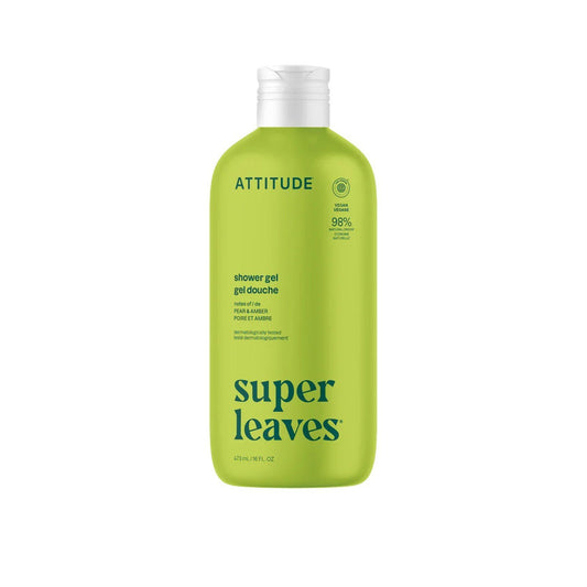 Super leaves Gel douche apaisant Olive Leaves 473 ml