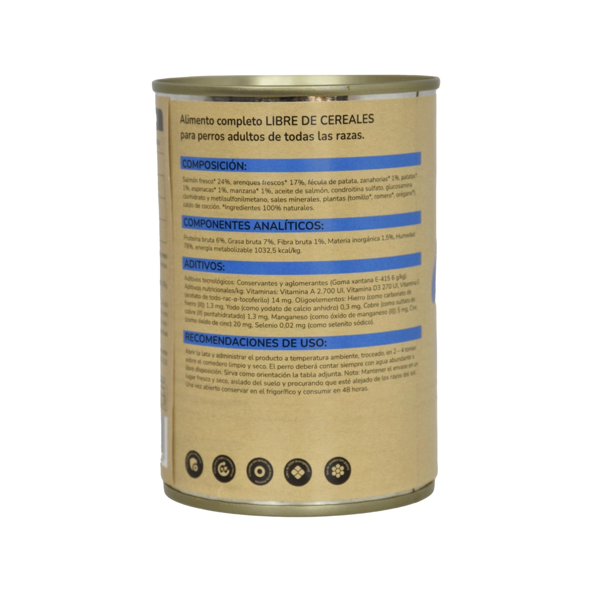 Comida Húmeda Grain Free Superpremium para perro Salmón Planeta Huerto 380 g