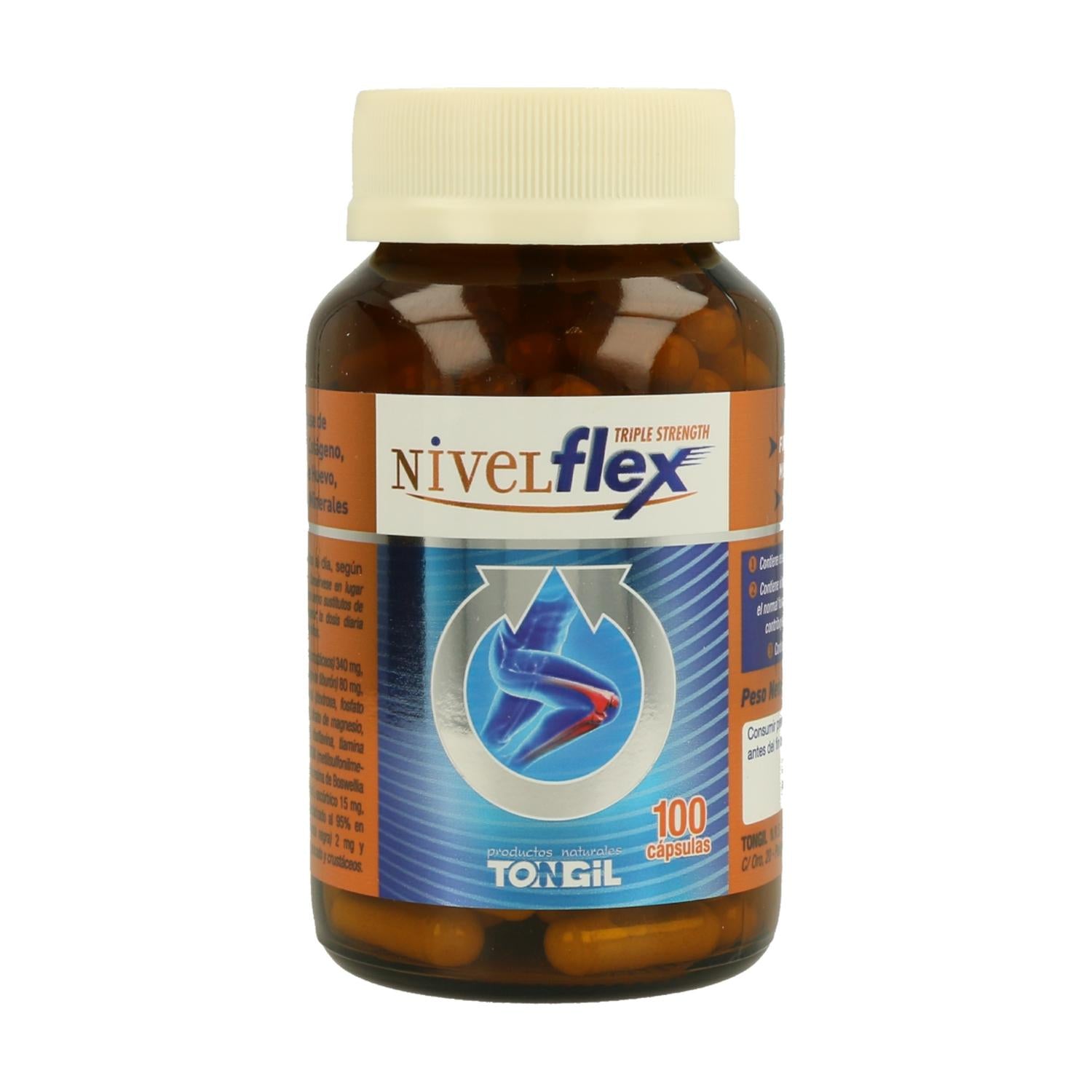 Pack 3x Nivelflex Tongil 782 mg, 100 cápsulas