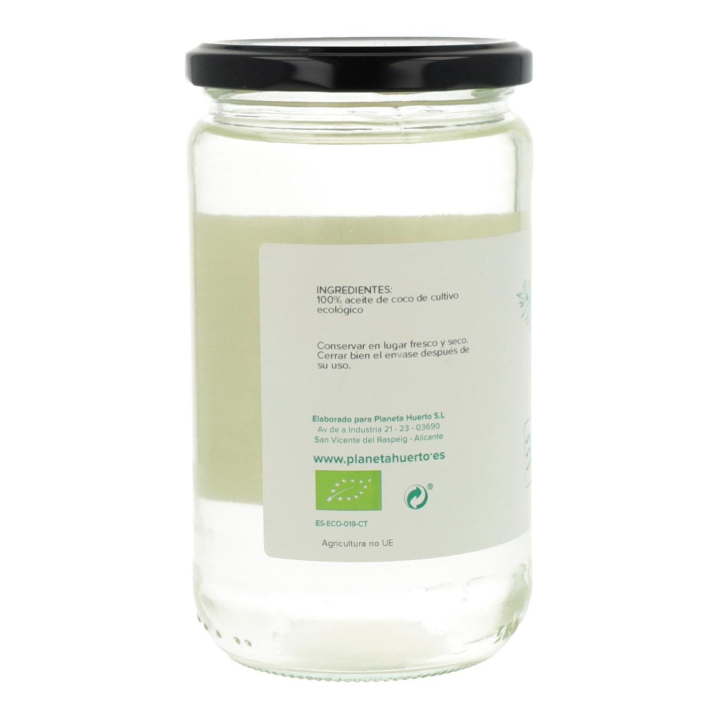 Pack 3xAceite de coco desodorizado ECO Planeta Huerto 500 ml