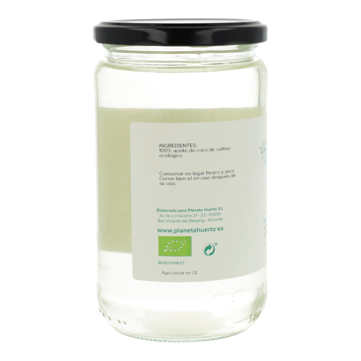Pack 3xAceite de coco desodorizado ECO Planeta Huerto 500 ml
