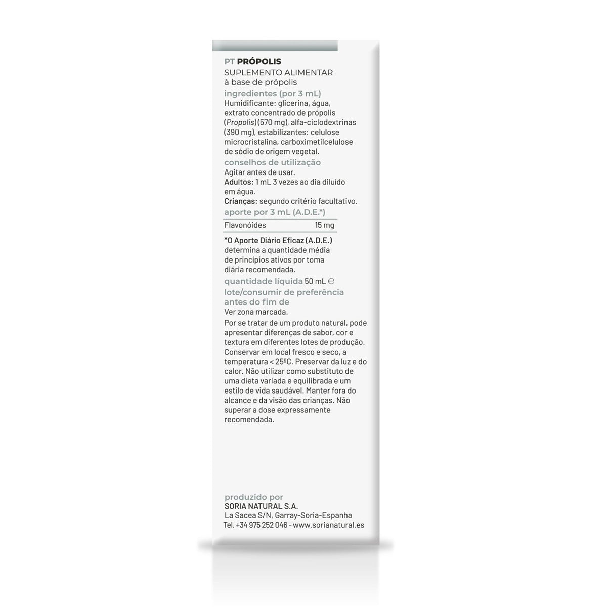 Extracto de Propóleo S. XXI Soria Natural 50 ml