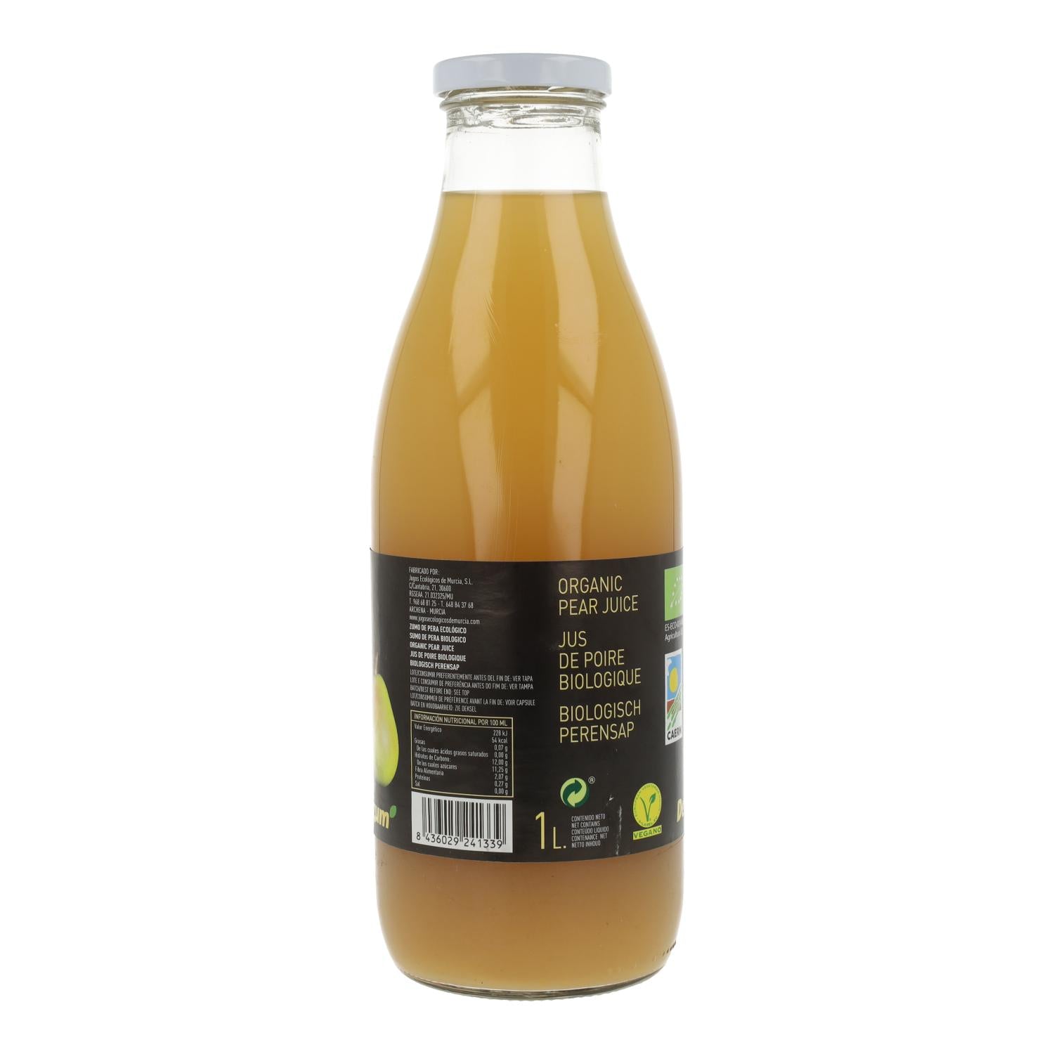 Zumo de Pera ecológico Delizum 1 Litro