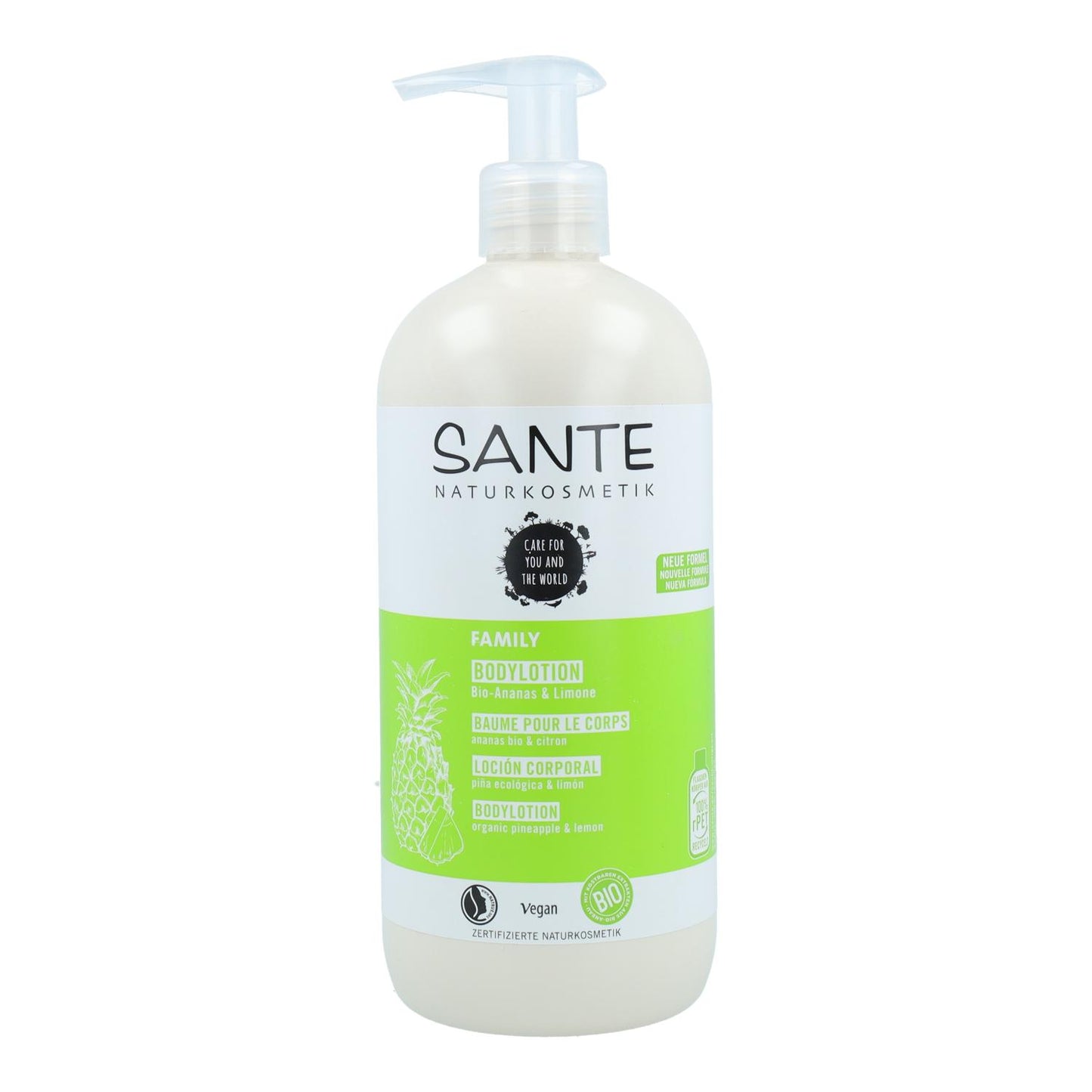 Loción corporal piña y limón Sante 500 ml