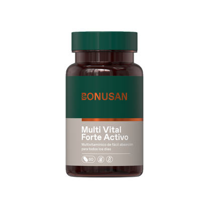 Pack 2x Multivital Forte Activo, Bonusan, 60 Tabletas