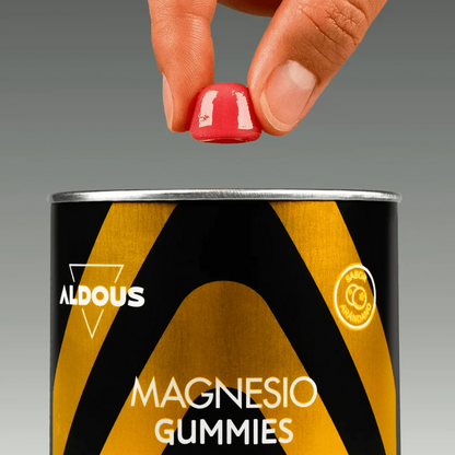 Citrato de Magnesio Gominolas 1340mg + Vitamina C 45mg Aldous Bio 120 Gominolas